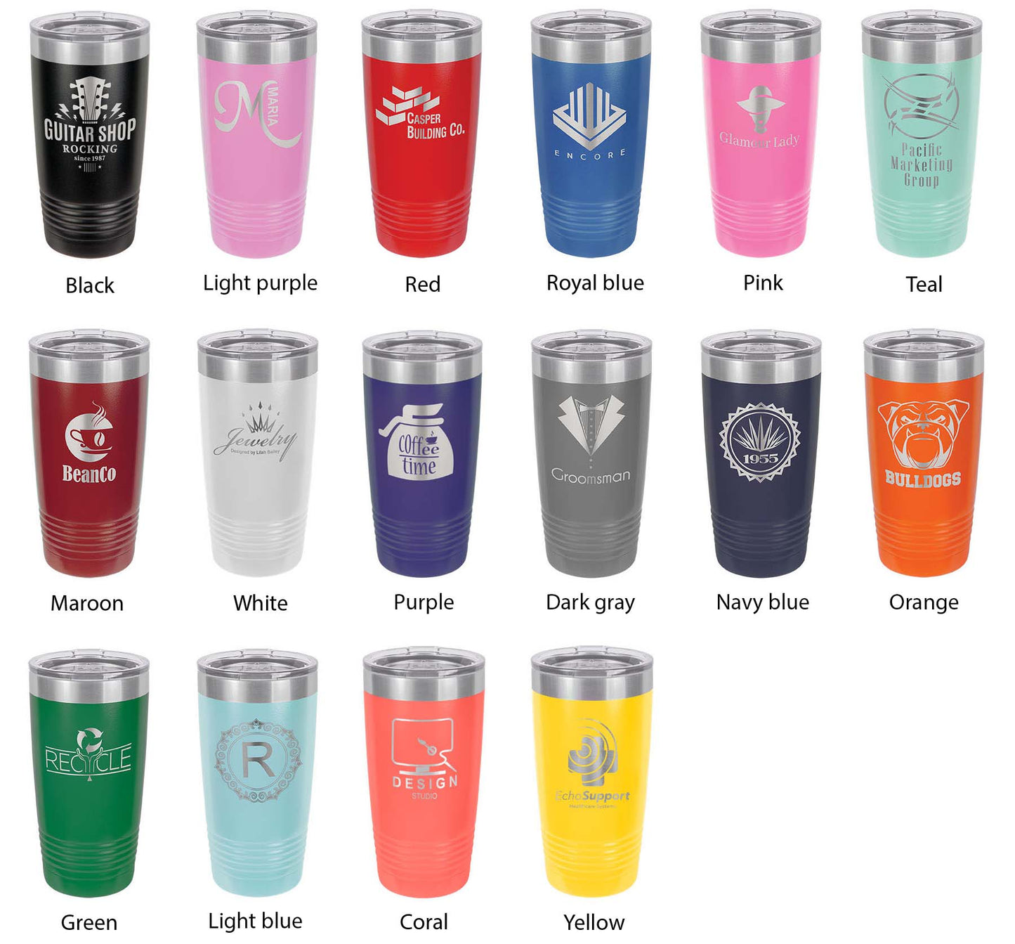 Paulina Lake Map Tumbler Travel Mug Insulated Laser Engraved Coffee Cup Oregon 20 oz