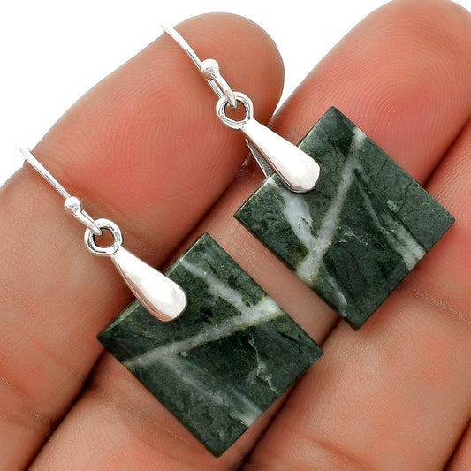 Natural Larsonite Jasper Earrings E-1214 SDE66427-0