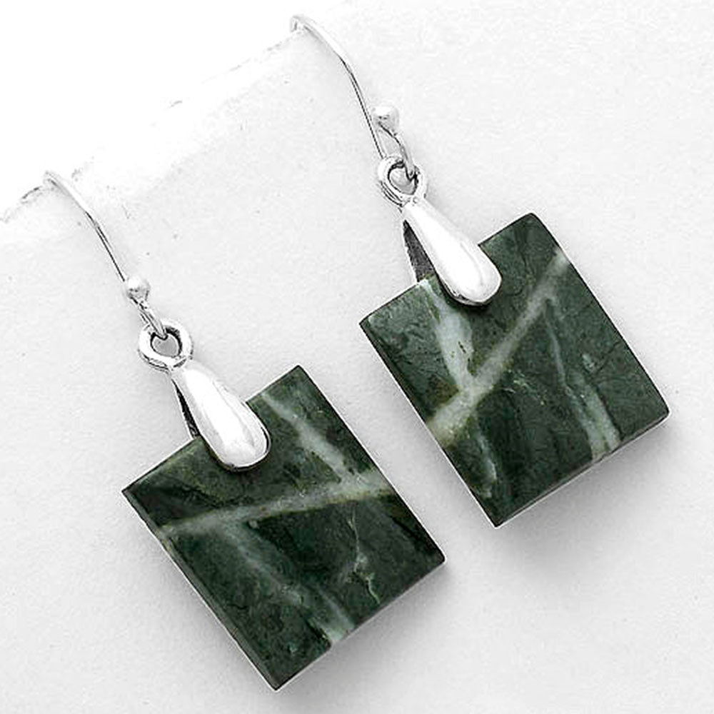 Natural Larsonite Jasper Earrings E-1214 SDE66427-2