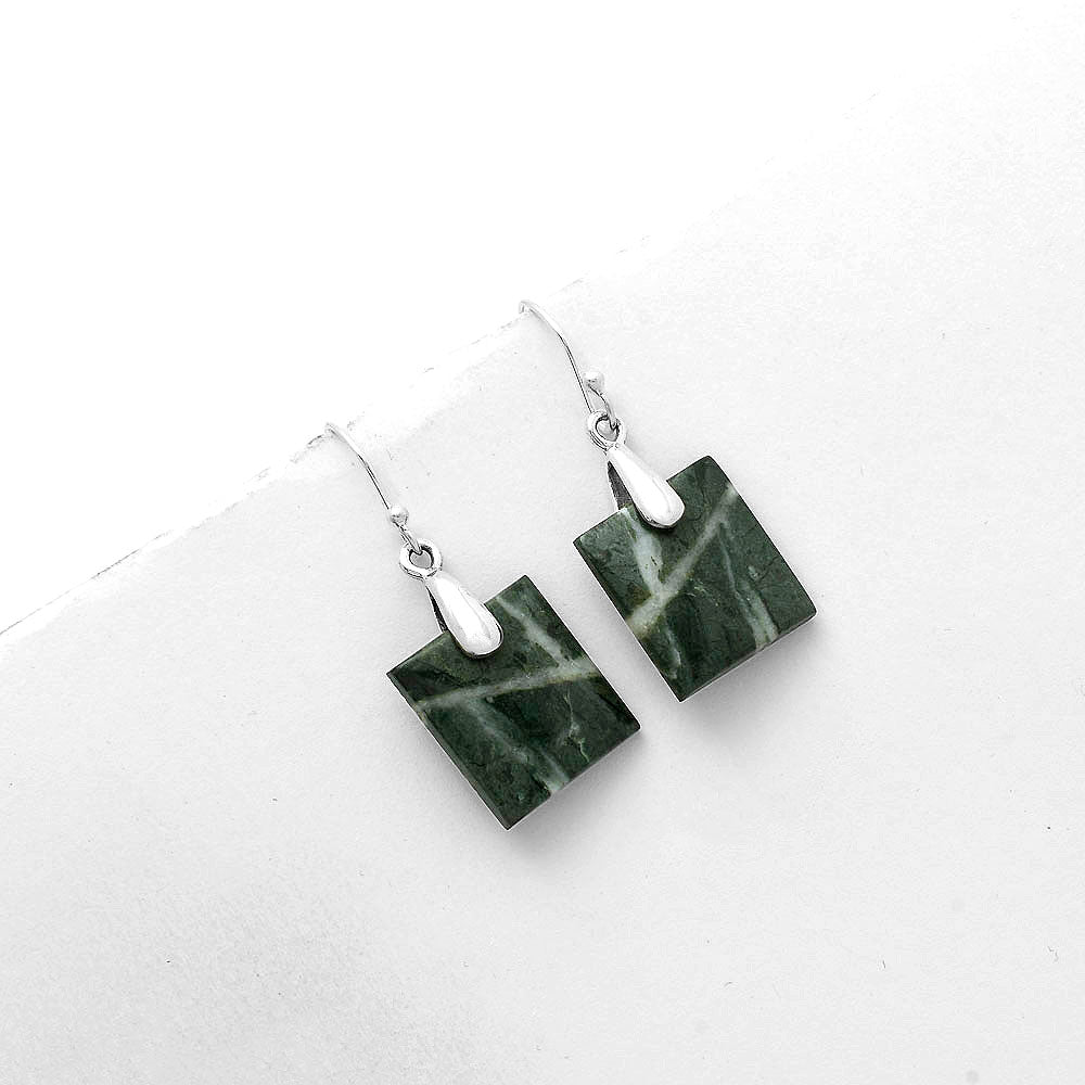 Natural Larsonite Jasper Earrings E-1214 SDE66427-1