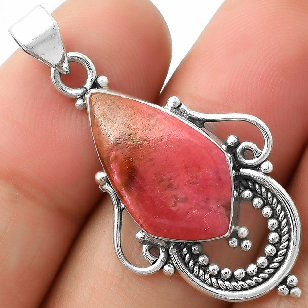 Natural Pink Thulite - Norway Pendant P-1275 SDP111547-0