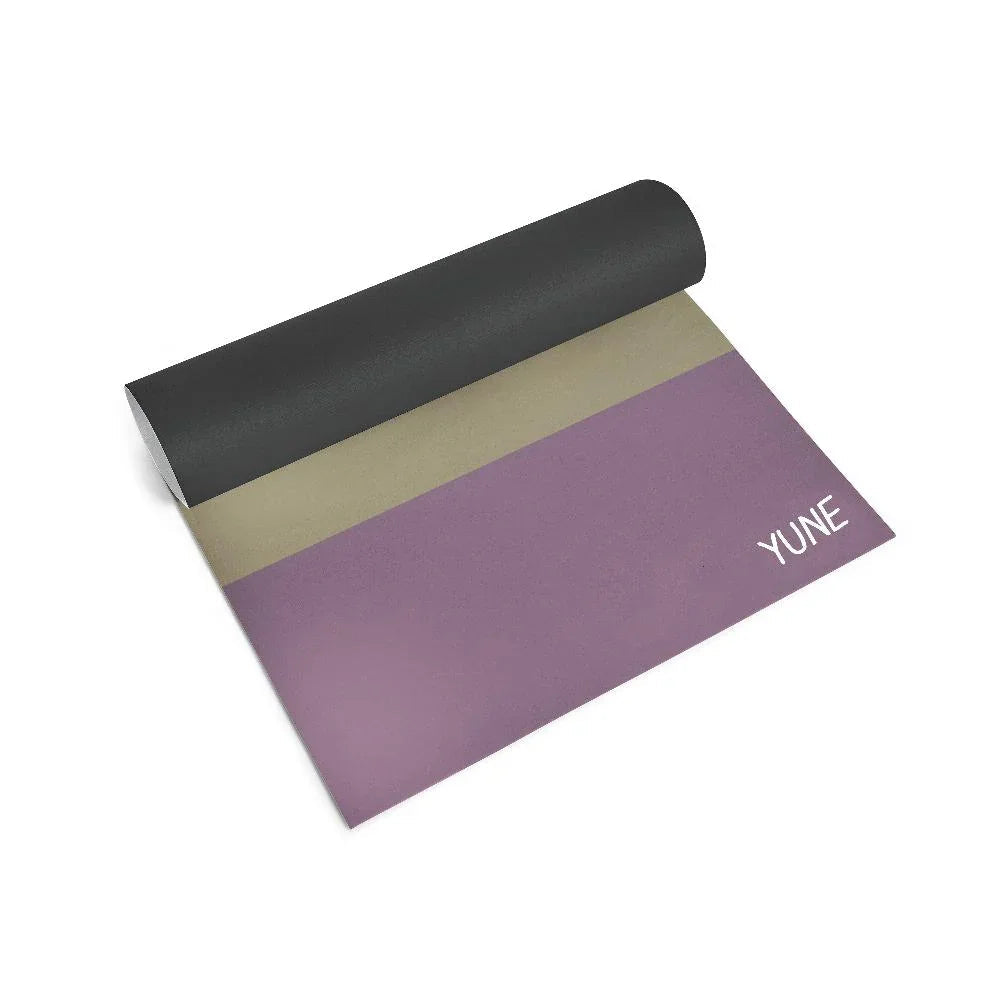 Yoga Mat | 6mm Thick | Striped | Non-Slip | Eco Friendly | Yune Yoga | Biarritz